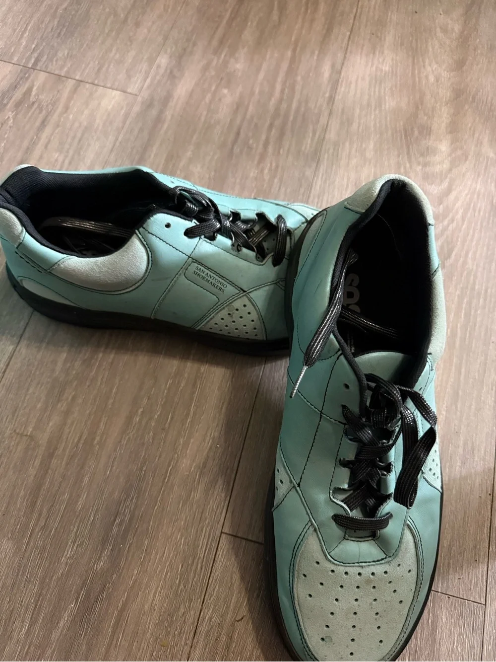 SAS Men's Teal Lace-Up Sneakers